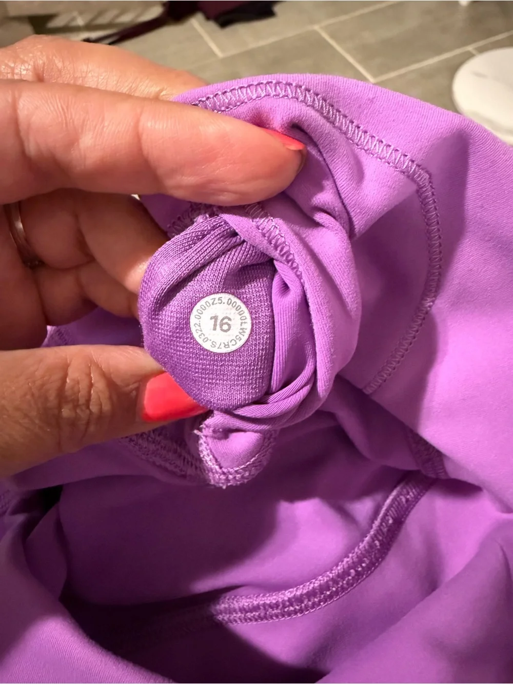 Lululemon Wunder Train HR Sz 16 Leggings